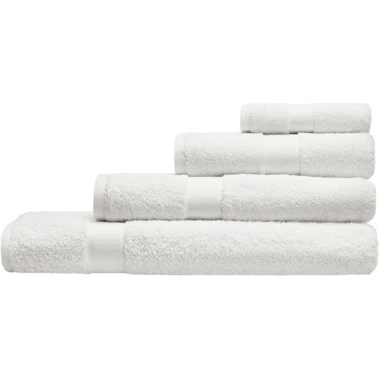 Bio Frottier Gästetuch in Weiß von Cotonea Größe 30x50 cm