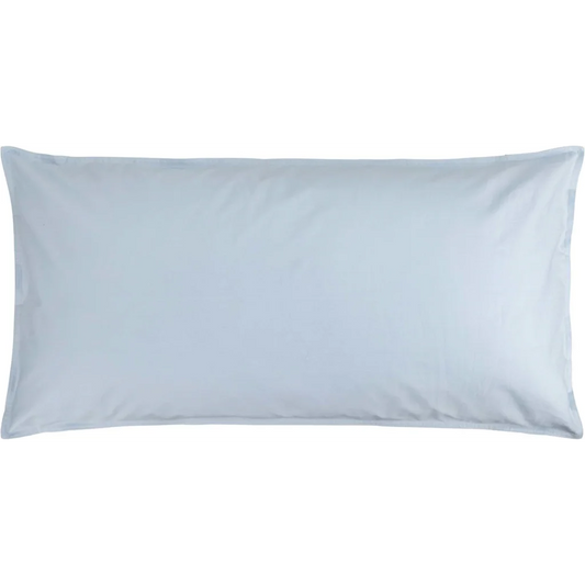 Bio Perkal Bettwäsche Kissenbezug in Himmelblau Blau von MELA home Größe 40x80 cm