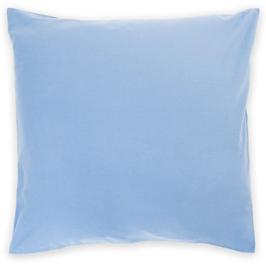 Flanell Bettwäsche Kissenbezug in Himmelblau Blau von erlich textil Größe 40x80 cm