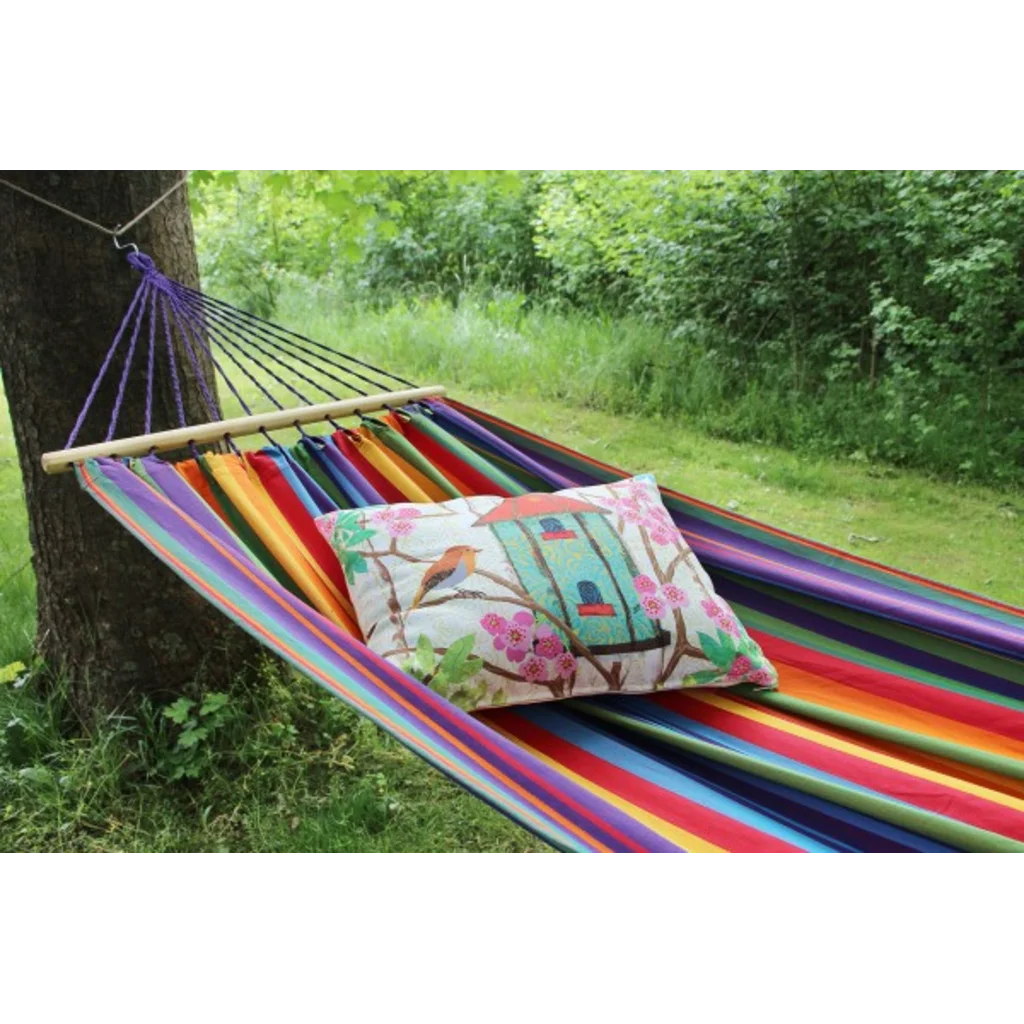 living garden hängematte Hängematte ATACO mit Holzstab – LAMA Living