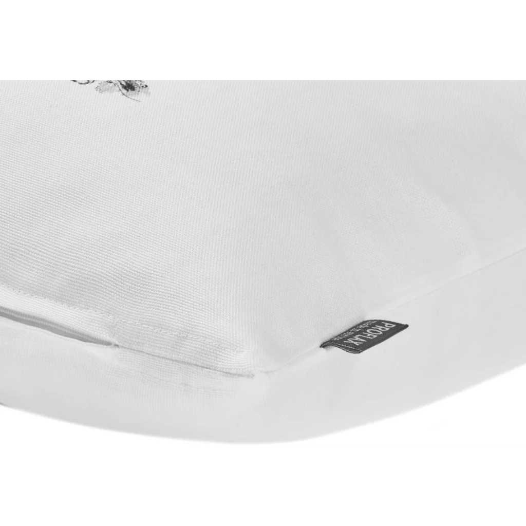 Kissenhülle Gans in Weiß+Schwarz Muster Gans von Proflax Größe 40x40 cm