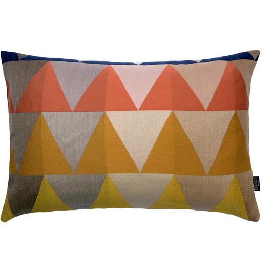 Kissenhülle MEXIKO in Gelb+Orange+Bordeaux Gelb+Orange+Rot Muster Dreiecke von Eagle Products Größe 40x60 cm
