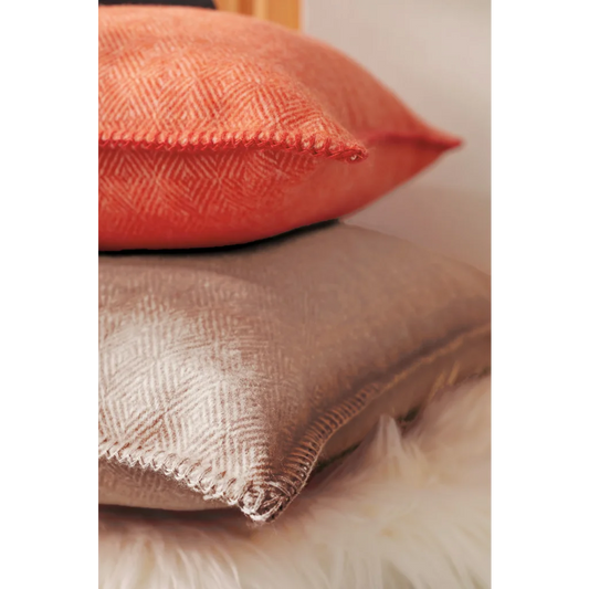 Kissenhülle mit Diamant-Muster in Orange Muster Diamant-Muster von Eagle Products Größe 50x50 cm