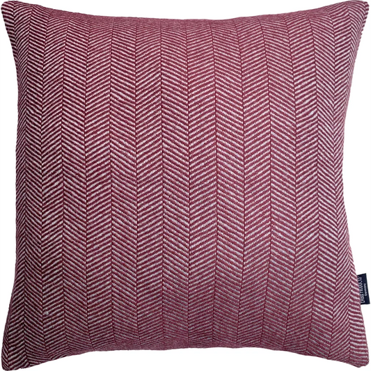 Kissenhülle mit Fischgrät-Muster in Beere Muster Fischgrät von Eagle Products Größe 40x40 cm