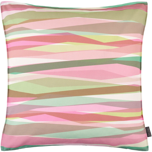 Kissenhülle mit graphischem Muster in Pink+Grün Muster Graphisch von Proflax Größe 50x50 cm
