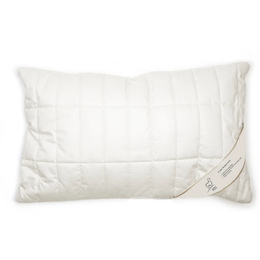 Kopfkissen mit Füllung Alpakawolle in Creme von Golden Alpaca Größe 40x80 cm