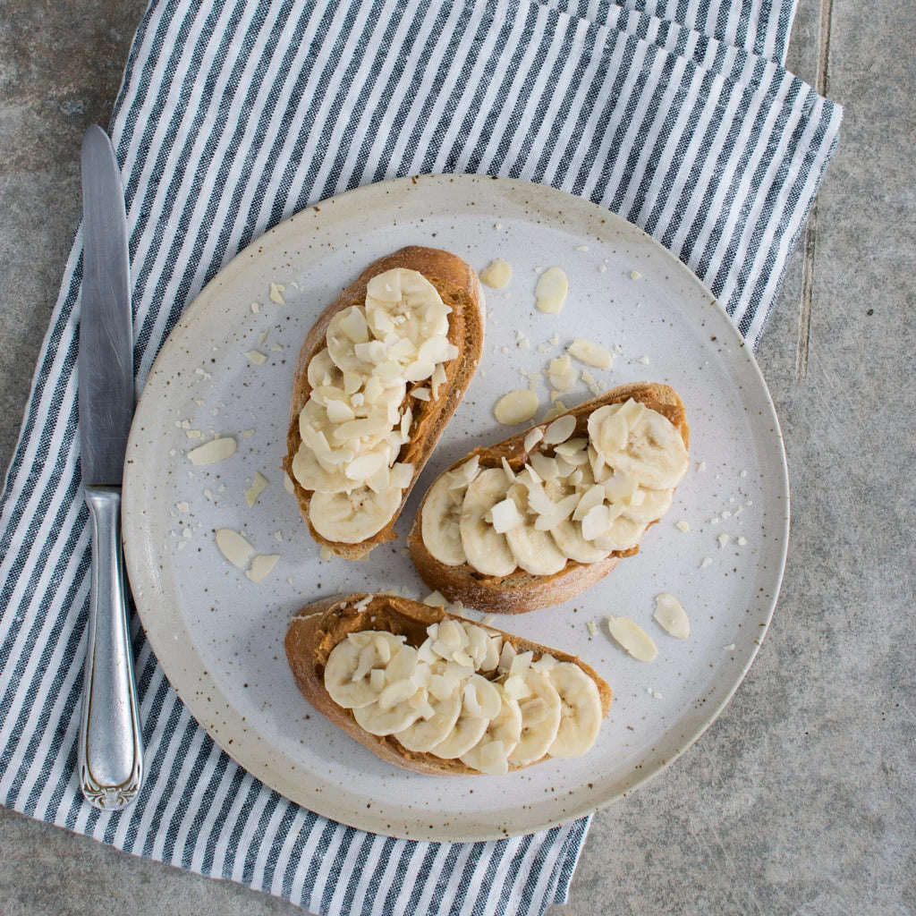 Leinen Geschirrtuch Streifen 2er-Pack in Weiß+Anthrazit Weiß+Grau Muster Streifen von Linen Tales Größe 45x65 cm