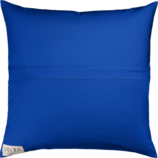 Modulare Kissenhülle Farbkombinationen mit Kobalt in Kobalt+Kobalt Blau+Blau von Vandla design Größe 50x50 cm
