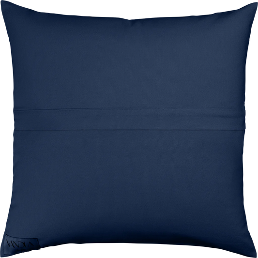 Modulare Kissenhülle Farbkombinationen mit Marine in Marine+Marine Blau+Blau von Vandla design Größe 50x50 cm