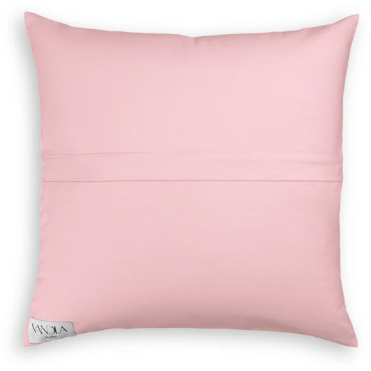 Modulare Kissenhülle Farbkombinationen mit Zartrosa in Zartrosa+Zartrosa Rosa+Rosa von Vandla design Größe 50x50 cm