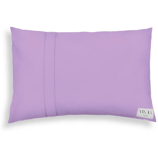 Modulare Kissenhülle rechteckig Farbkombinationen mit Flieder in Flieder+Flieder von Vandla design Größe 40x60 cm