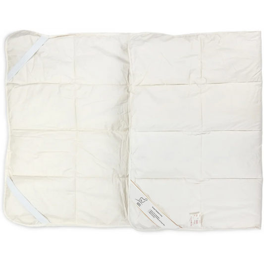 Topper mit Füllung Alpakawolle für Matratzen in Übergröße in Creme von Golden Alpaca Größe 160x200 cm