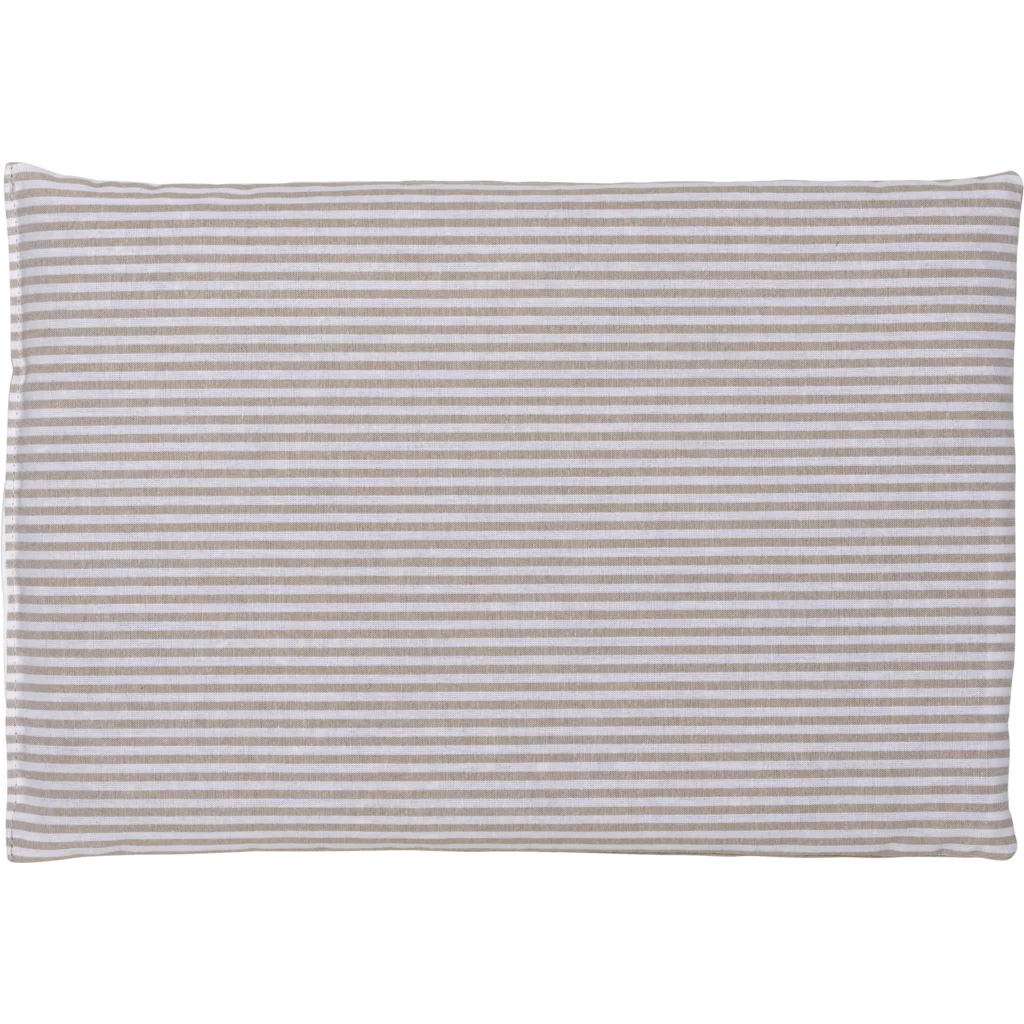 Wärmekissen mit Füllung Bio-Körner & Kamille in Sand Muster Unifarben mit Aufdruck von herbalind Größe 30x20 cm