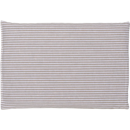 Wärmekissen mit Füllung Bio-Körner & Kamille in Sand Muster Unifarben mit Aufdruck von herbalind Größe 30x20 cm