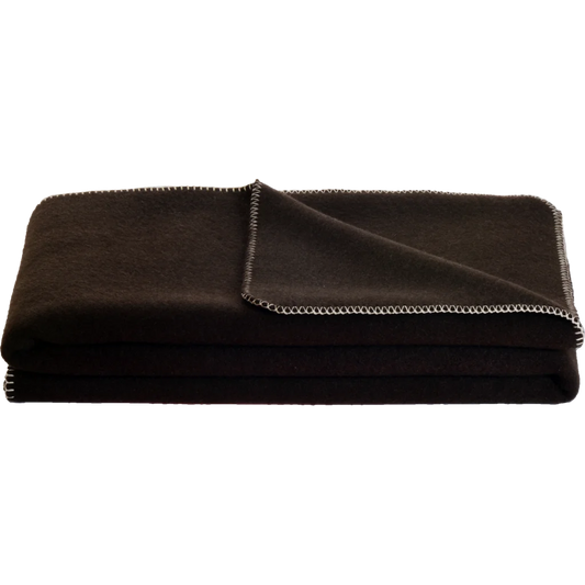 Yak Baby-+Kinder-Decke NEPAL in Dunkelbraun (naturbelassen) Braun von Steinbeck Größe 100x150 cm