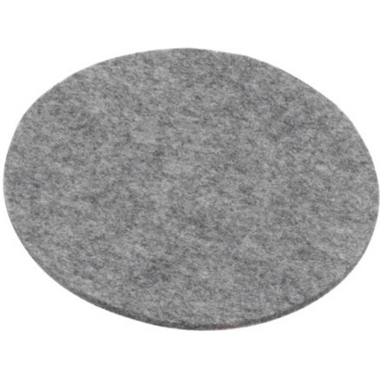 Bio Filz Untersetzer 6er-Pack rund in Hellgrau Grau von disana Größe Ø 12 cm