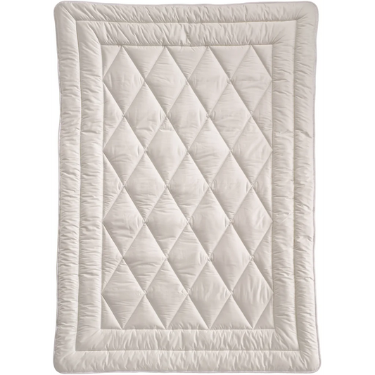 Bio Ganzjahresbettdecke mit Füllung Baumwolle in Creme von billerbeck Größe 135x200 cm