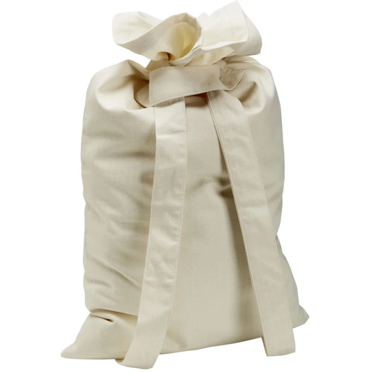 Bio Stoff-Rucksack in Creme von Cotonea Größe 65x38 cm