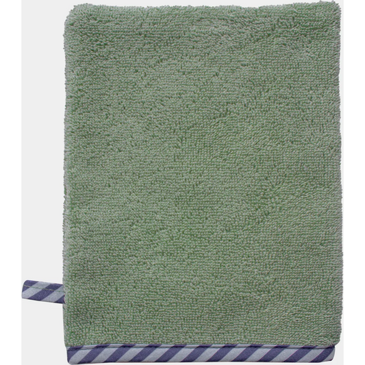 Frottier Baby-+Kinder-Waschhandschuh Rakete in Grün Muster Rakete von KATHA covers Größe 16x21 cm