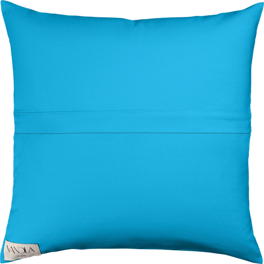 Modulare Kissenhülle Farbkombinationen mit Atlantik in Atlantik+Atlantik Blau+Blau von Vandla design Größe 50x50 cm