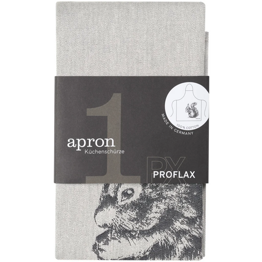 Schürze Eichhörnchen in Grau Muster Eichhörnchen von Proflax Größe 80x80 cm