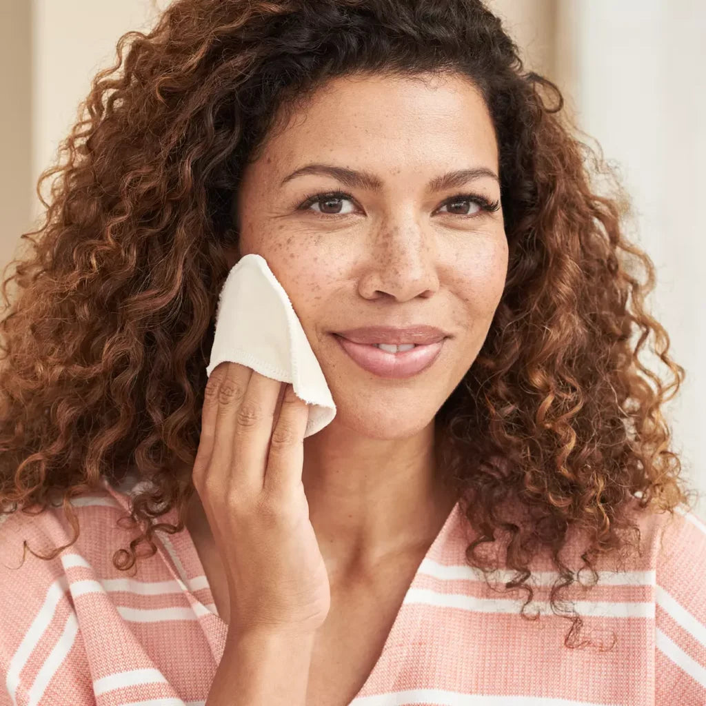 Waschbare Abschminkpads 7er-Pack Bio in Creme von Living Crafts Größe One size