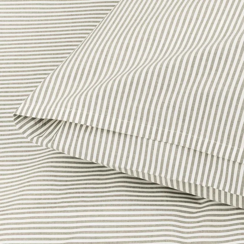 Bettwäsche mit Hotelverschluss aus natürlichen Materialien