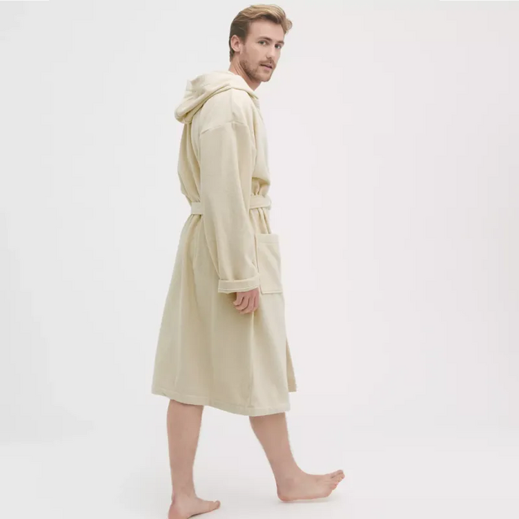 Herren Bademantel aus Bio-Baumwolle