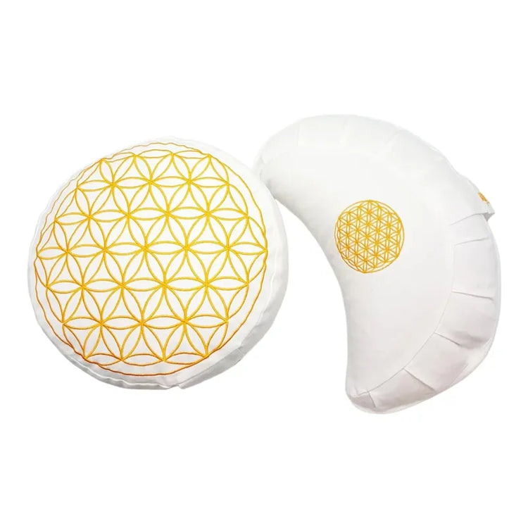 Meditationskissen & Yogakissen aus natürlichen Materialien wie Baumwolle