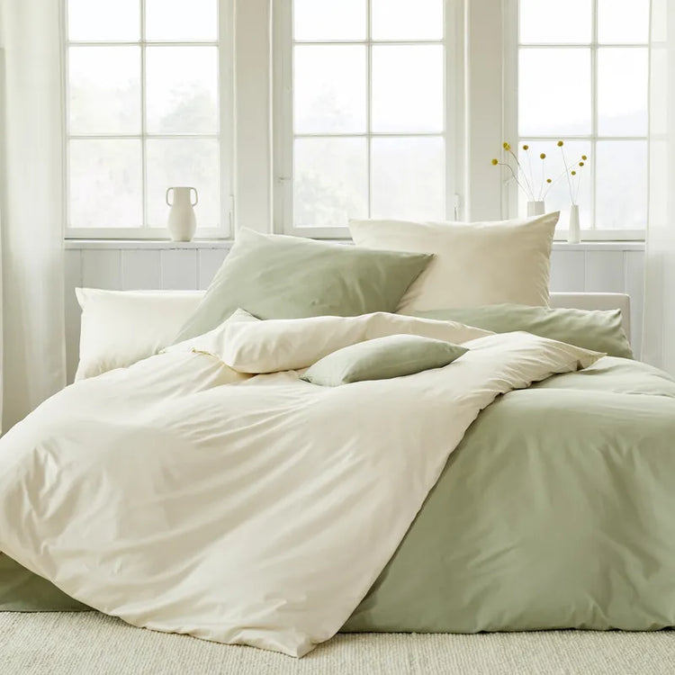 Satin Bettwäsche aus 100% Bio-Baumwolle