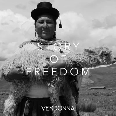 Verdonna Story of Freedom Frau mit Alpaka