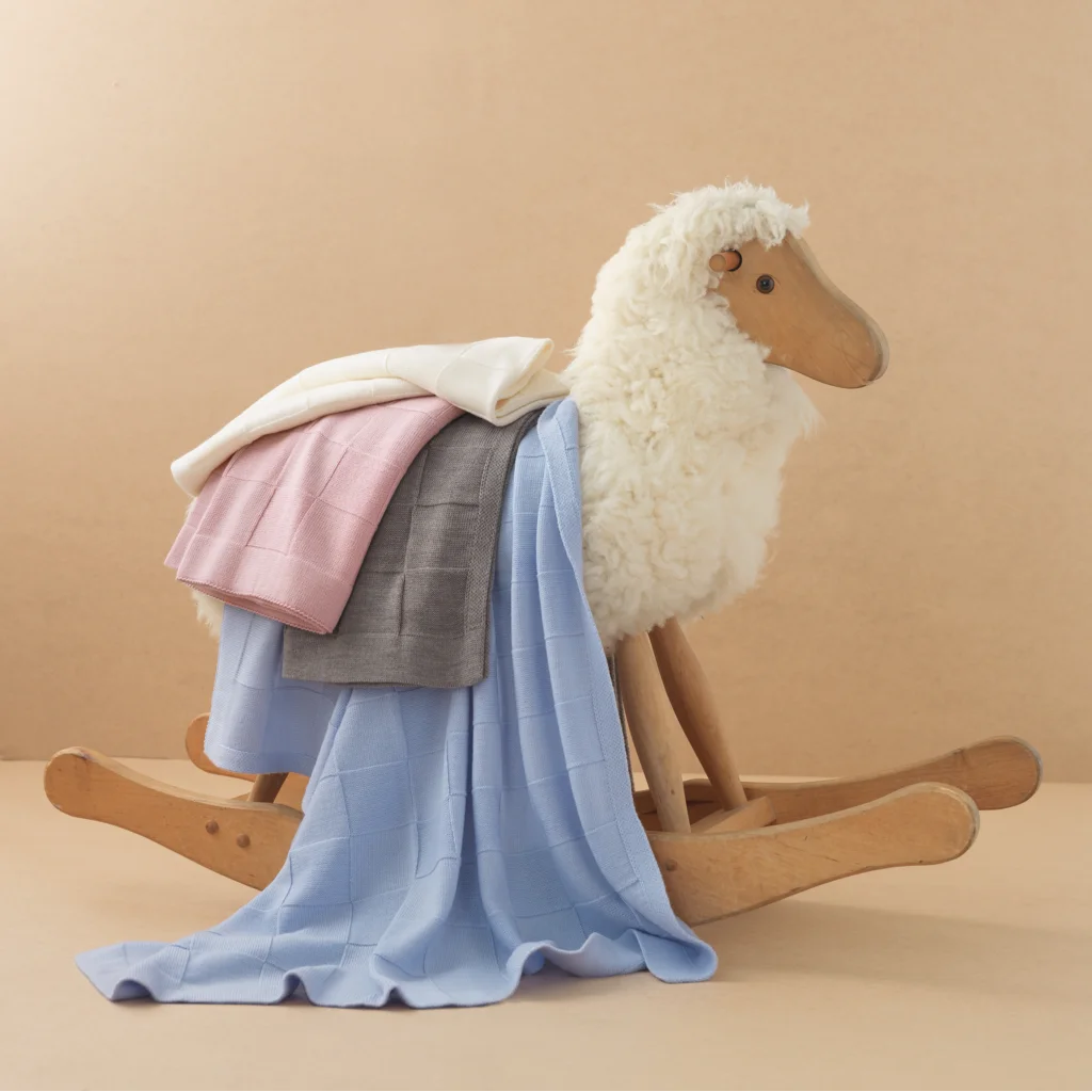 Baby-+Kinder-Decke MORITZ in Creme von Eagle Products Größe 75x100 cm