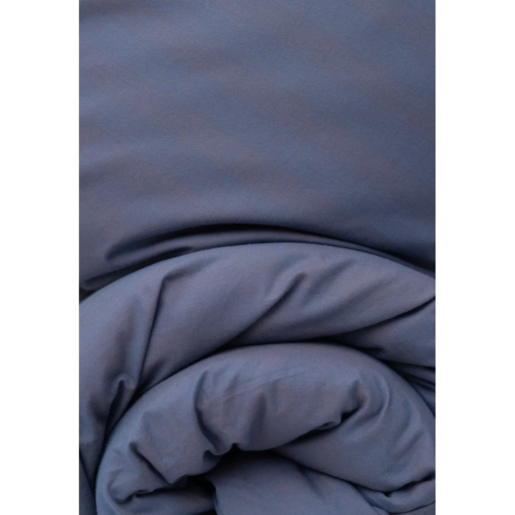 Bio Flanell Bettwäsche Streifen Garnitur 3-teilig in Blau+Mokka Blau+Braun Muster Streifen von MELA home Größe 240x220 + 2x 80x80 cm