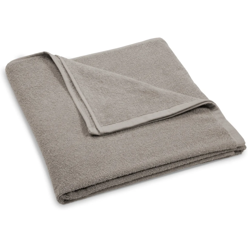 Bio Frottier Duschtuch BARI in Stein Grau von Living Crafts Größe 70x140 cm