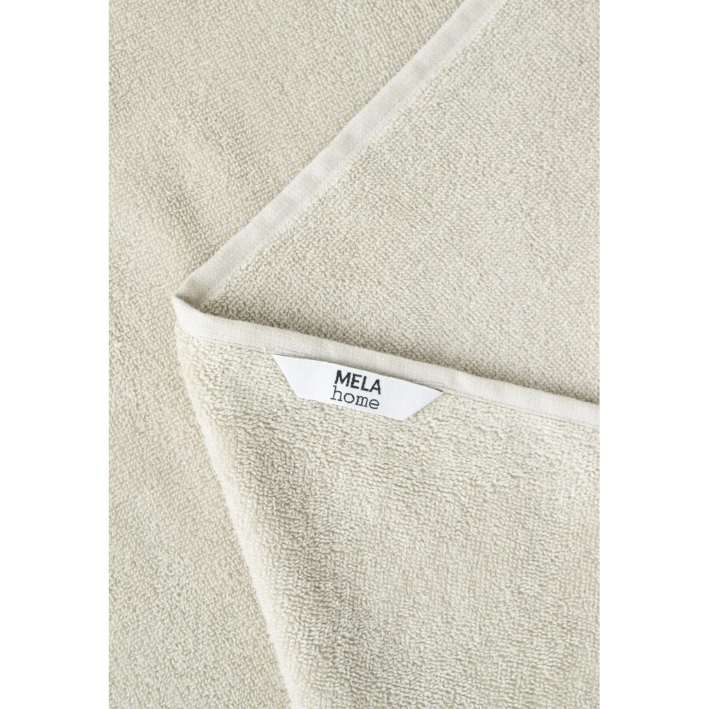 Bio Frottier Duschtuch in Beige von MELA home Größe 70x140 cm