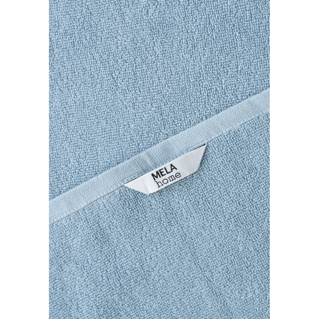 Bio Frottier Gästetuch 2er-Pack in Himmelblau Blau von MELA home Größe 30x50 cm