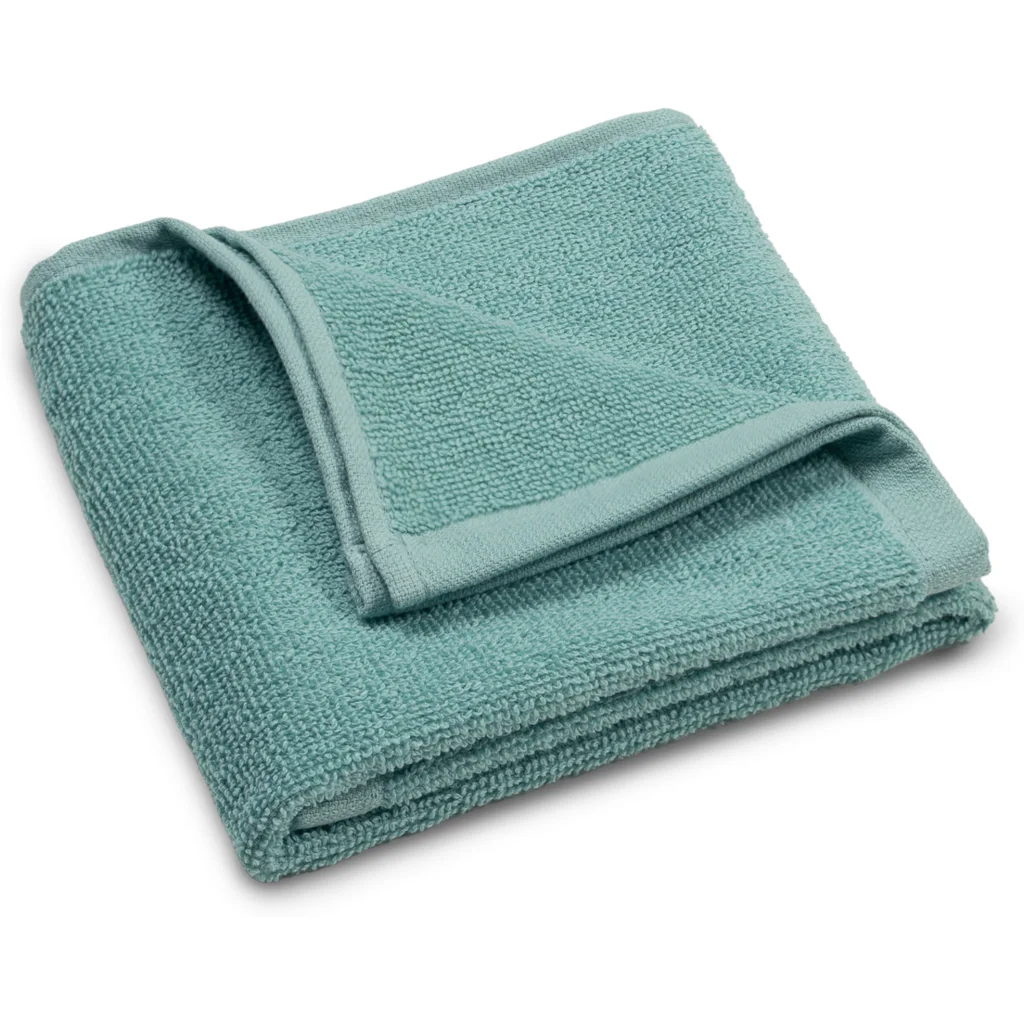 Bio Frottier Gästetuch BARI in Aqua Blau von Living Crafts Größe 33x50 cm