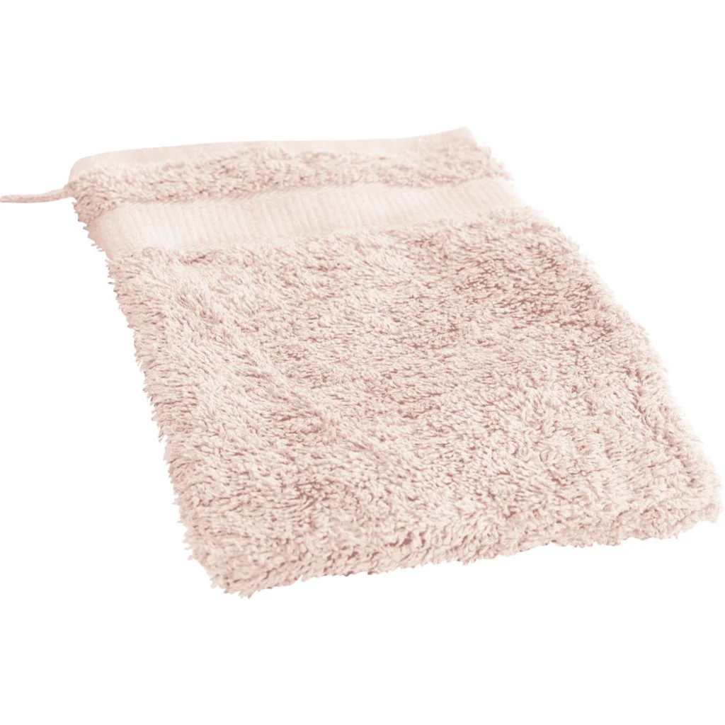Bio Frottier Waschhandschuh in Rouge Rosa von Cotonea Größe 16x21 cm