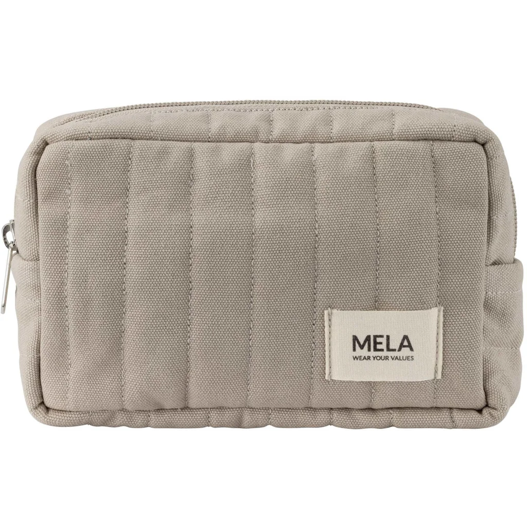 Bio Kosmetiktasche gepolstert in Beige von MELA home Größe Einheitsgröße