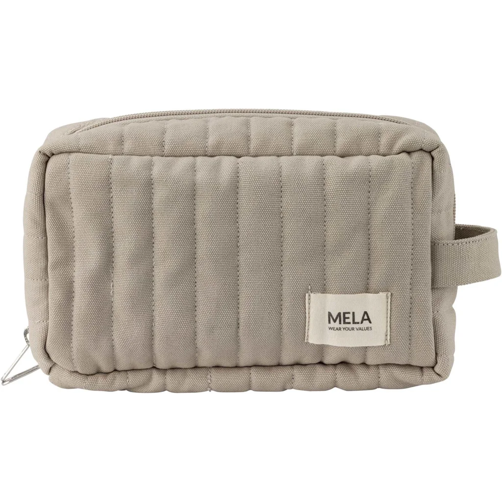 Bio Kulturbeutel gepolstert in Beige von MELA home Größe Einheitsgröße