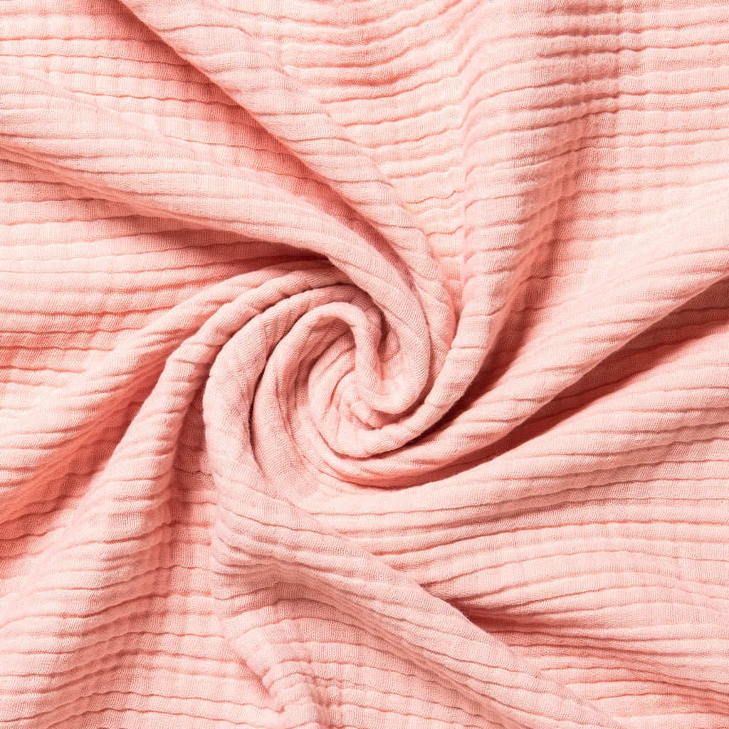 Bio Musselin Baby-Decke in Rosa von biobaby Größe 105x105 cm
