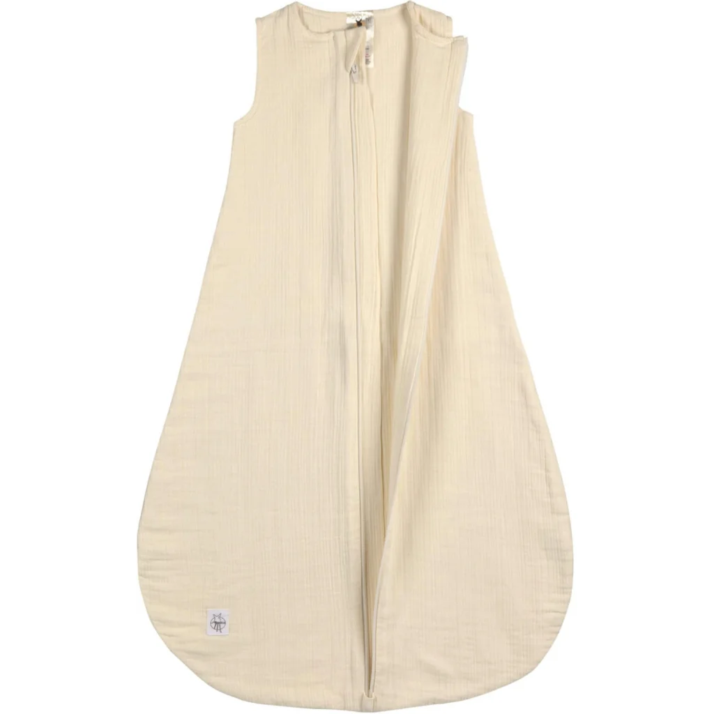 Bio Musselin Baby-Schlafsack in Hellgelb Gelb von Lässig Größe 50+56