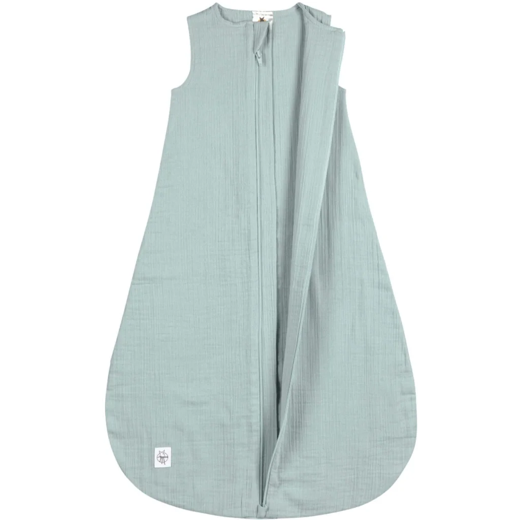 Bio Musselin Baby-Schlafsack in Mint Grün von Lässig Größe 50+56