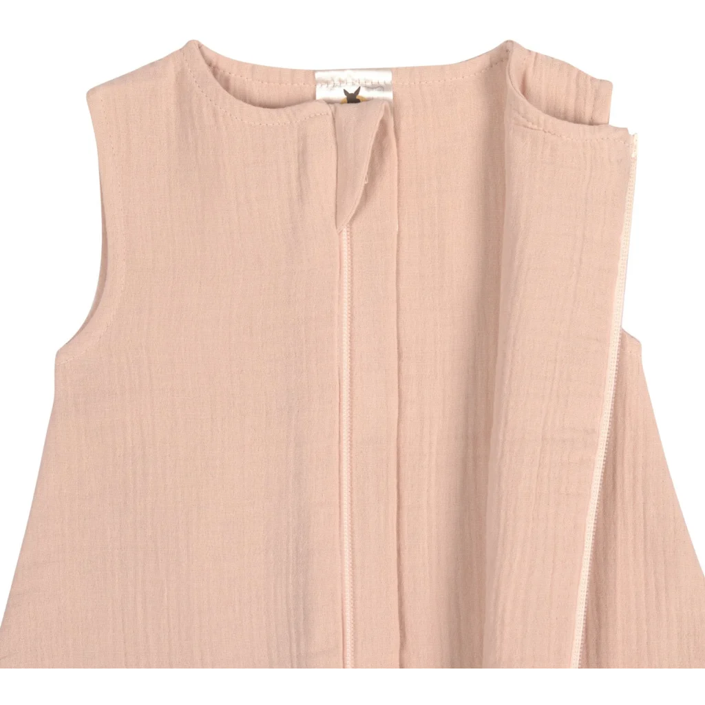 Bio Musselin Baby-Schlafsack in Rosa von Lässig Größe 50+56