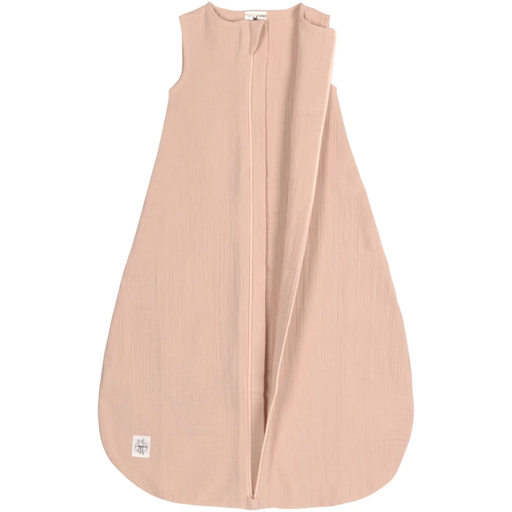 Bio Musselin Baby-Schlafsack in Rosa von Lässig Größe 50+56