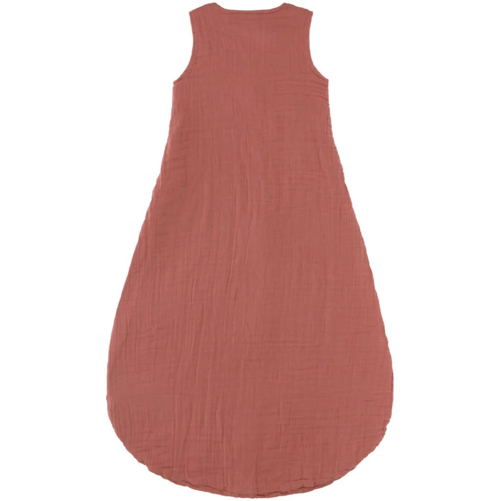 Bio Musselin Baby-Schlafsack in Rost Rot von Lässig Größe 50+56