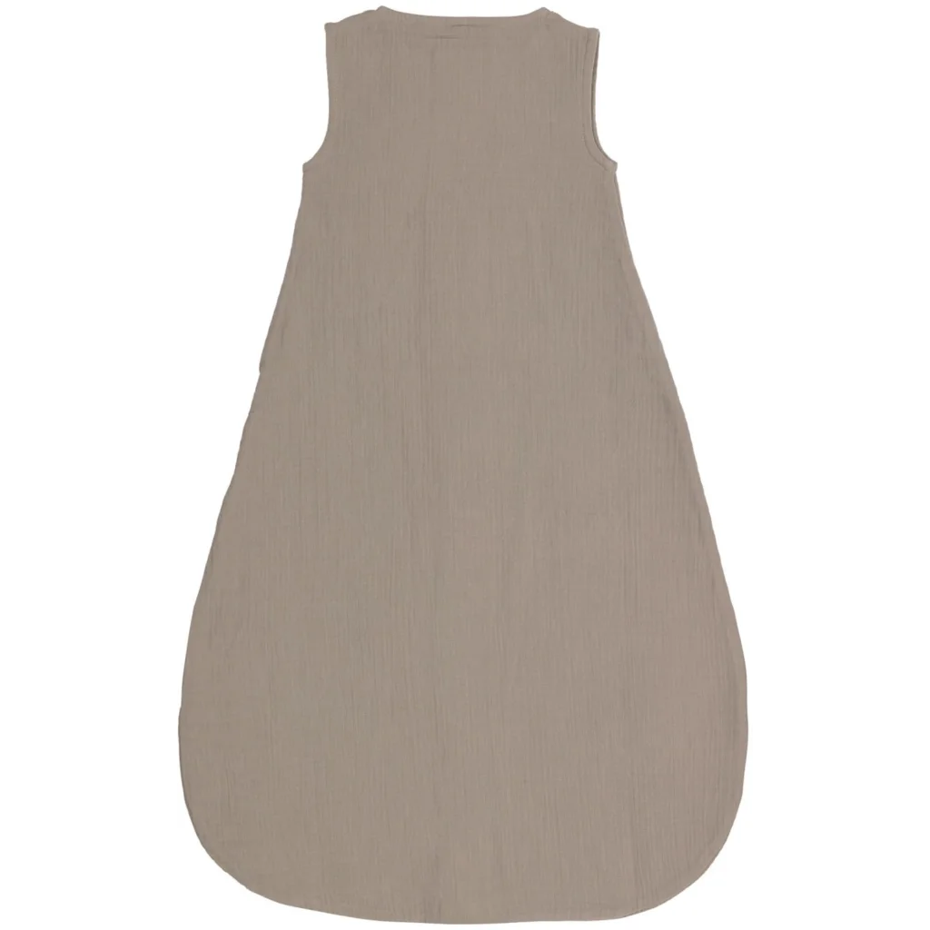 Bio Musselin Baby-Schlafsack in Taupe Grau von Lässig Größe 50+56