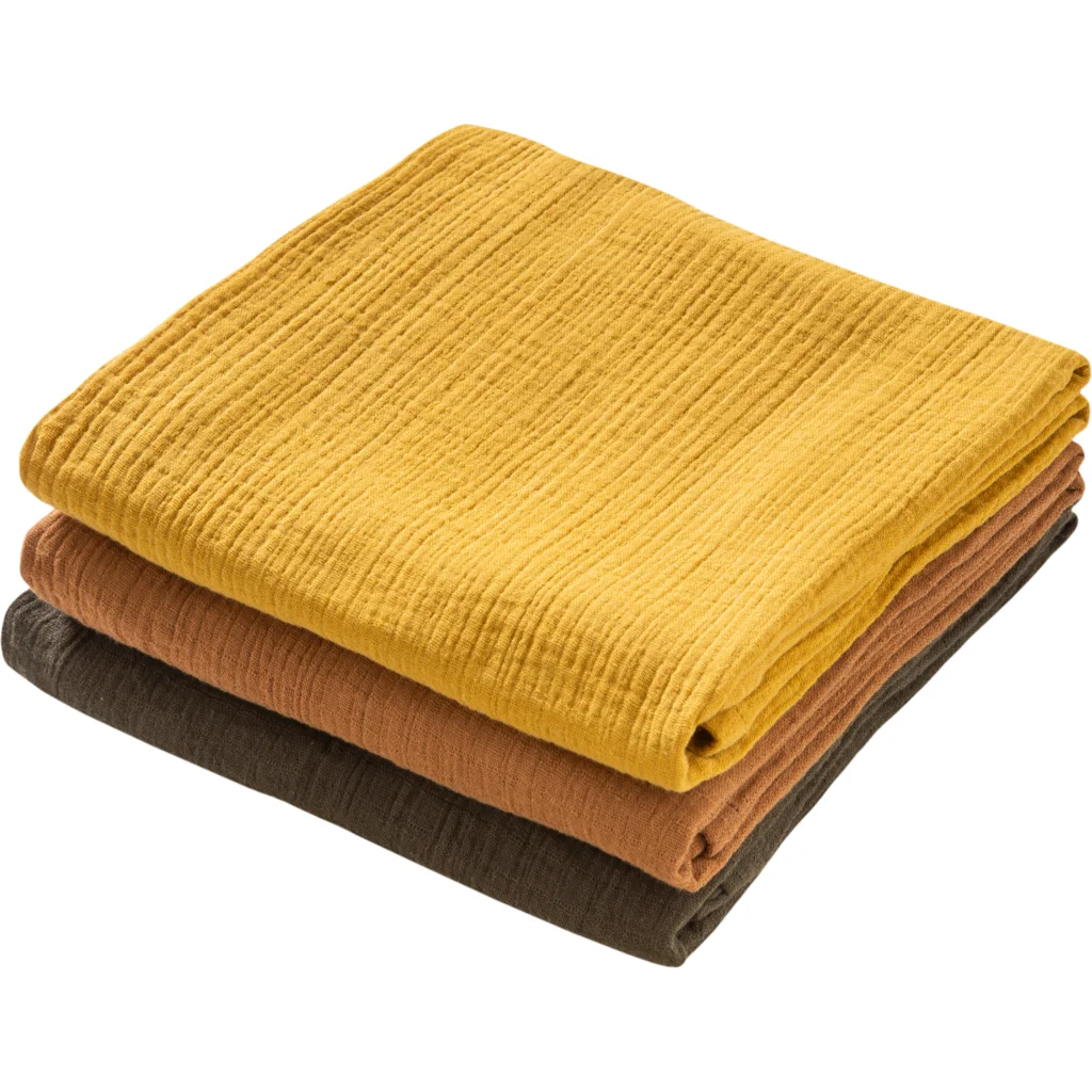 Maximo Baby Musselintuch GOTS - Lindgrün Baumwolltuch Für Babys