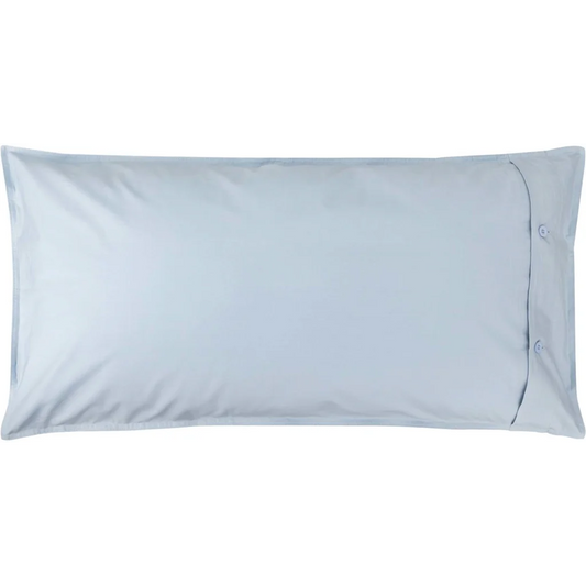 Bio Perkal Bettwäsche Kissenbezug in Himmelblau Blau von MELA home Größe 40x80 cm