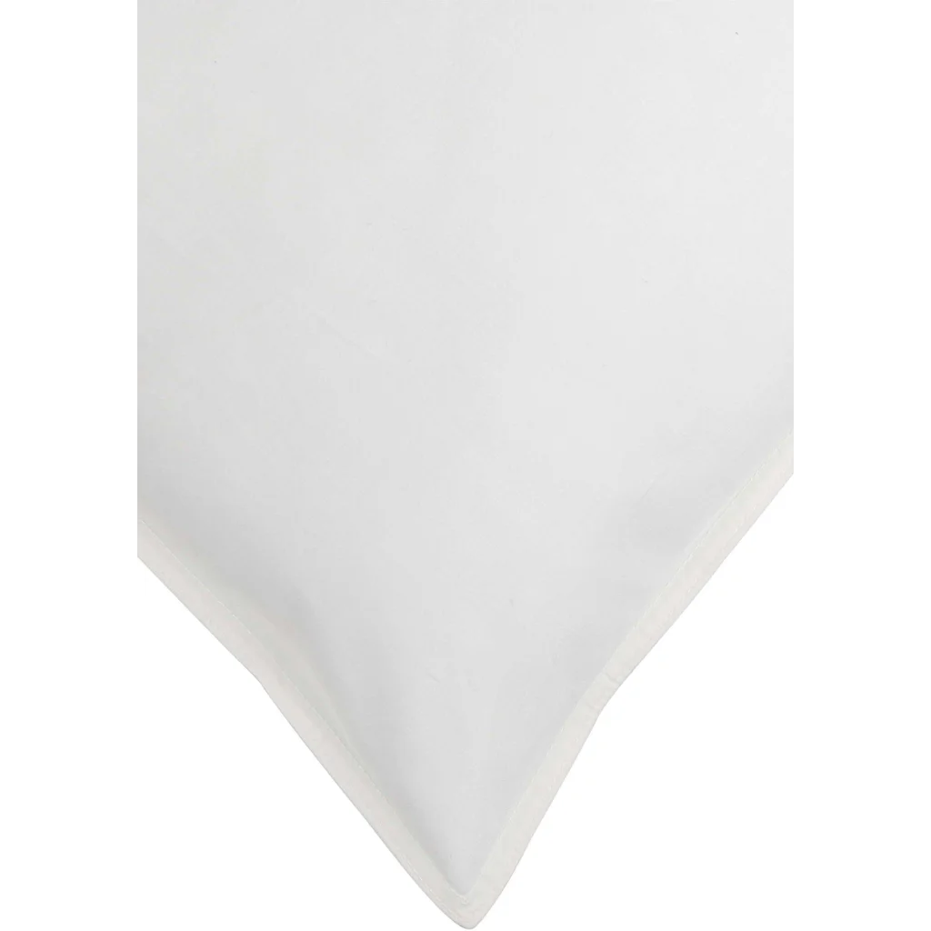 Bio Perkal Bettwäsche Kissenbezug in Weiß von MELA home Größe 40x80 cm